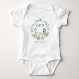 Personalisiert 1. Geburtstag 1 Stück Baby Bodysuit Baby Strampler