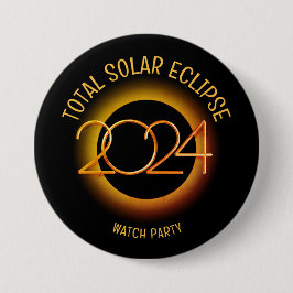 Personalisiert 2024 INSGESAMT SOLAR ECLIPSE Button