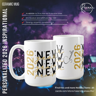 Personalisiert 2026 Inspirierend und Spirituell Kaffeetasse