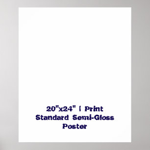 Personalisiert 20"x24" Standard-Halbglanz Poster