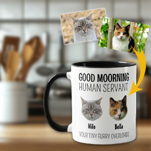 Personalisiert 2 Cat Foto Tasse