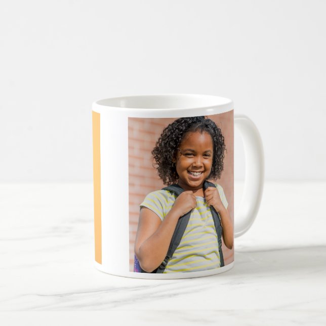 Personalisiert 2 Foto Collage Kaffee Tasse (VorderseiteRechts)