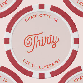Personalisiert 30 330 30 Geburtstag Pokerchips