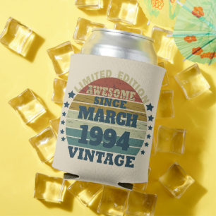 Personalisiert 30 Vintag 30. Geburtstag Party Dosenkühler