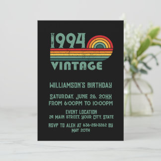 Personalisiert 30 Vintag 30. Geburtstag Party Einladung