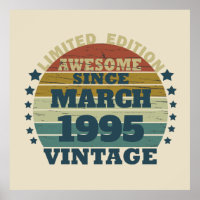 Personalisiert 30 Vintag 30. Geburtstag Party