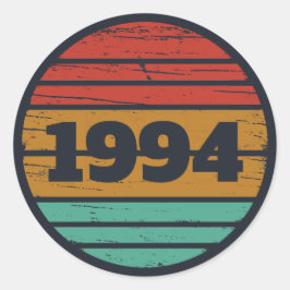 Personalisiert 30 Vintag 30. Geburtstag Party Runder Aufkleber