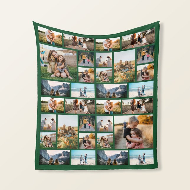 Personalisiert 32 Fotomontage Fleece Blanket (Von Creator hochgeladen)