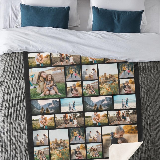Personalisiert 32 Fotomontage Fleece Blanket Sherpadecke (Von Creator hochgeladen)