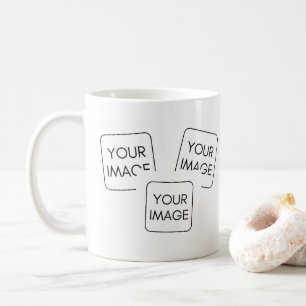Personalisiert 3 Bilder Firmenlogos Firmengeschenk Kaffeetasse