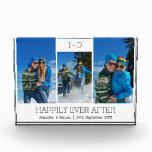 Personalisiert 3 Foto Collage Mit Monogramm Hochze<br><div class="desc">Personalisiert 3 Foto Collage Mit Monogramm Hochzeitblock Foto.</div>