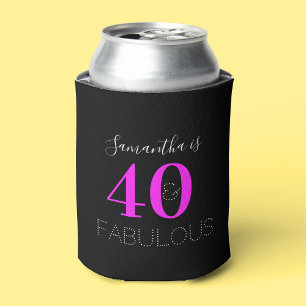 Personalisiert 40. Geburtstag 40 Fantastischer Neo Dosenkühler