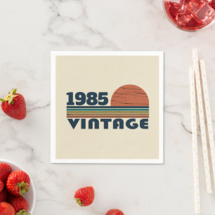 Personalisiert 40 Vintag 40. Geburtstag Party Serviette
