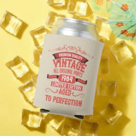 Personalisiert 40 Vintages Party Dosenkühler