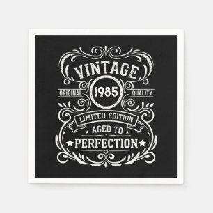 Personalisiert 40 Vintages Party Serviette