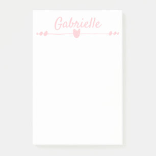 PERSONALISIERT 4" x 6" Name Post-It-Notizen Post-it Klebezettel