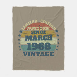 Personalisiert 55 Vintag 55. Geburtstag Fleecedecke