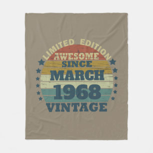 Personalisiert 55 Vintag 55. Geburtstag Fleecedecke
