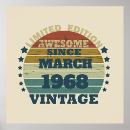 Personalisiert 55 Vintag 55. Geburtstag Poster