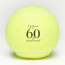 Personalisiert 60 & sensationell tennisbälle
