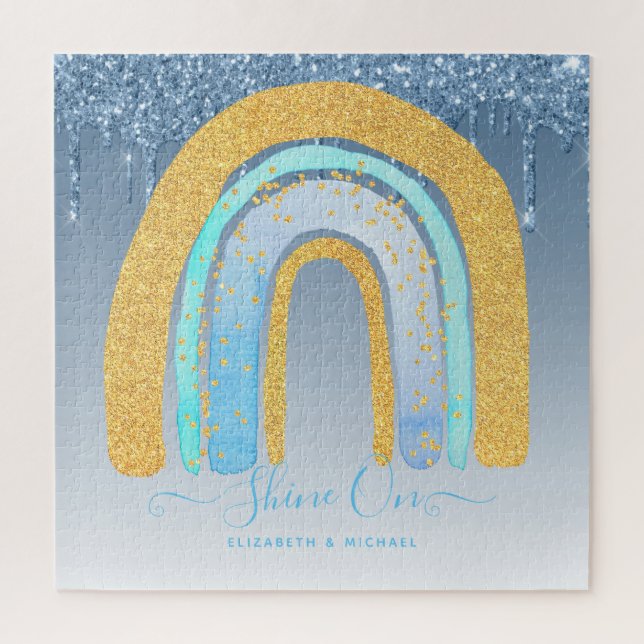 Personalisiert 676 Piece JIGSAW Weihnachts Rainbow Puzzle (Vertikal)