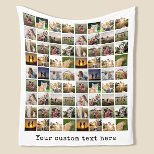 Personalisiert 72 Fotomaterial Fleecedecke