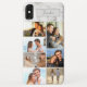 Personalisiert 7 Fotomaterial auf grauem Marmor Case-Mate iPhone Hülle (Rückseite)