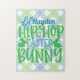 Personalisiert ADD NAME Lil Hip Hop Ostersonne Puzzle