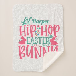 Personalisiert ADD NAME Lil Hip Hop Ostersonne Sherpadecke