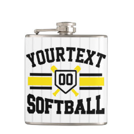 Personalisiert ADD NAME Software Player Varsity Te Flachmann