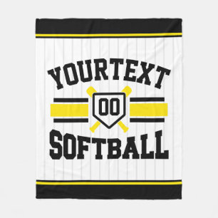Personalisiert ADD NAME Software Player Varsity Te Fleecedecke