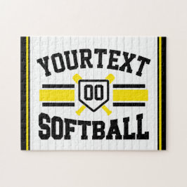Personalisiert ADD NAME Software Player Varsity Te Puzzle