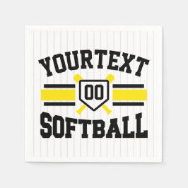 Personalisiert ADD NAME Software Player Varsity Te Serviette
