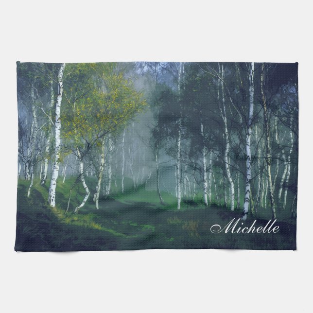 Personalisiert addieren Sie Ihr eigenes Geschirrtuch (Horizontal)