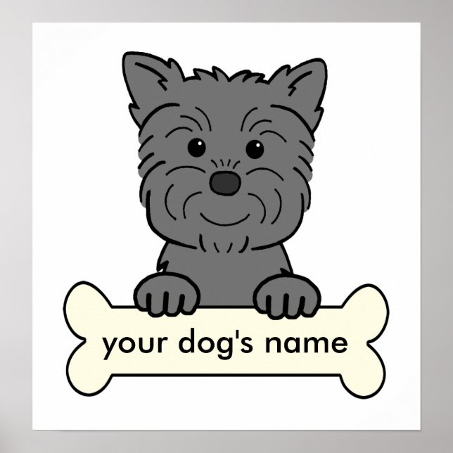 Personalisiert Affenpinscher Poster (Vorne)