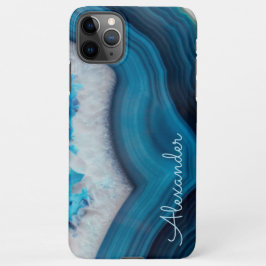 Personalisiert Agate Handwriting Name Trendy Moder iPhone 11Pro Max Hülle