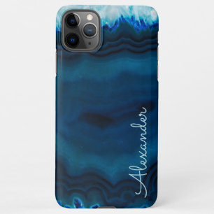 Personalisiert Agate Handwriting Name Trendy Moder iPhone 11Pro Max Hülle