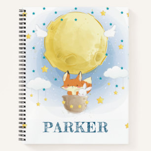 Personalisiert Air Balloon Stars Notizbuch