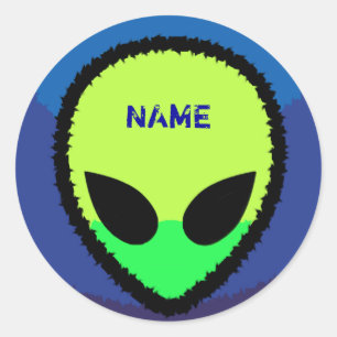 Personalisiert Alien Sticker