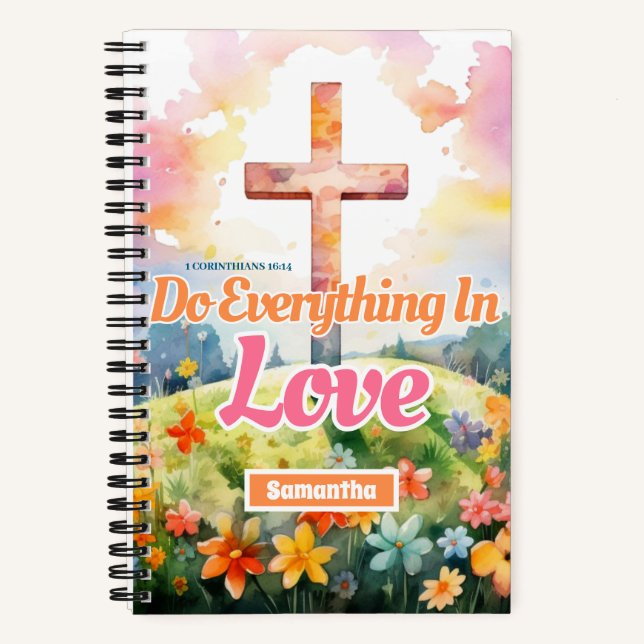 personalisiert alles im Liebe-Journal tun Notizbuch (Vorderseite)