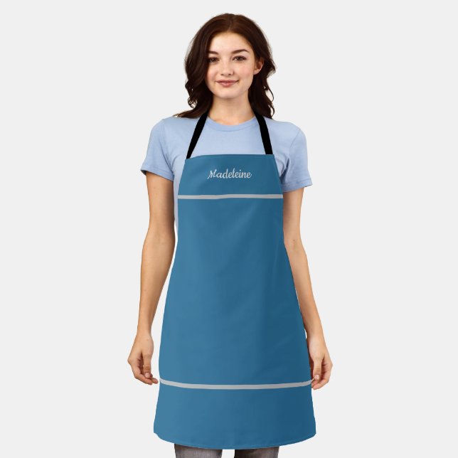 Personalisiert als blau grün schürze (Getragen)