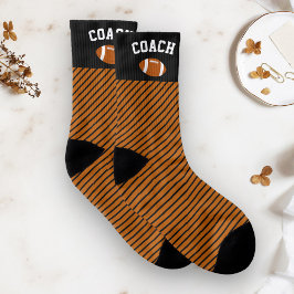 Personalisiert American Football Coach Socken