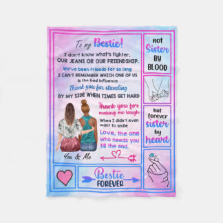 Personalisiert an meinen besten Freund, vielen Dan Fleecedecke