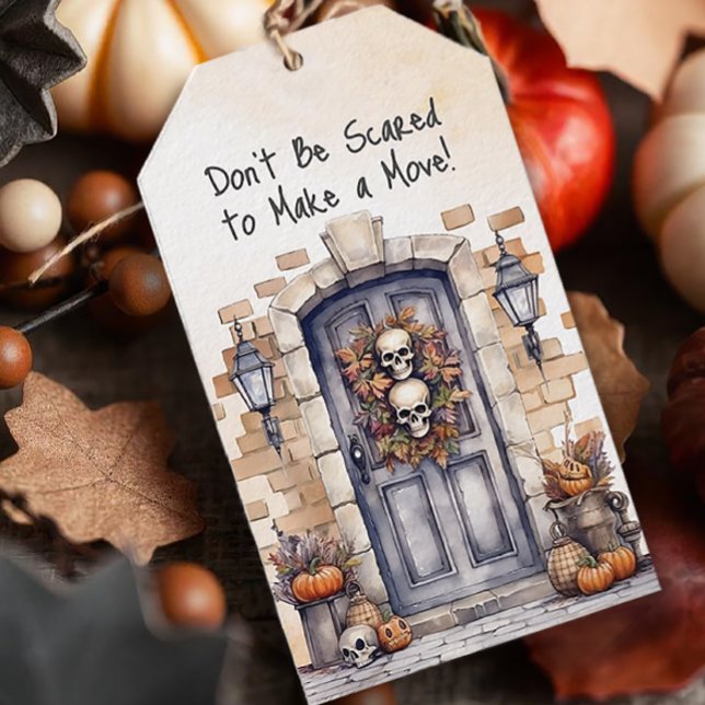 Personalisiert Anwesen Pop nicht verscheuchen Geschenkanhänger (Personalized Halloween Real Estate Pop by Tags)