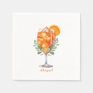 Personalisiert Aperol Spritz Dusche Serviette
