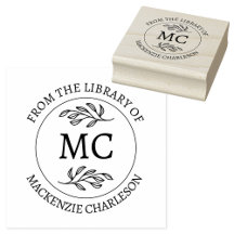 Personalisiert Aus der Bibliothek des Monogrammbuc