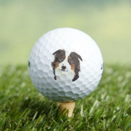 Personalisiert Aussie Australian Shepherd Golfball