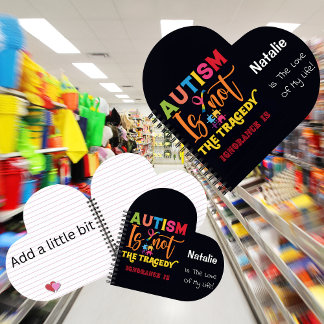 Personalisiert Autismus Akzeptanzmonat Notizbuch