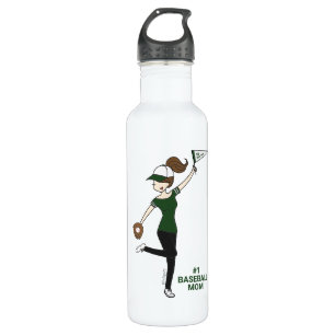 Personalisiert Avatar #1 Baseball-Lüfter Edelstahlflasche