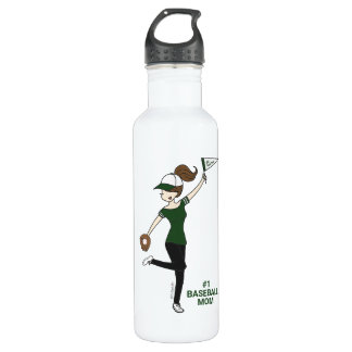 Personalisiert Avatar #1 Baseball-Lüfter Edelstahlflasche